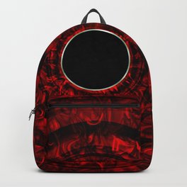 [ RED ] Backpack | Digital, Supernova, Colorful, Blackhole, Consciousness, Red, Color, Pattern, Hypnosis, Stars 