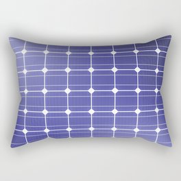 In charge / 3D render of solar panel texture Rectangular Pillow