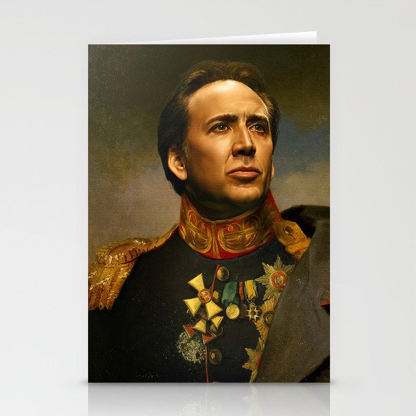 Nicolas Cage - replaceface Stationery Cards