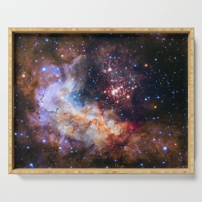 NASA Unveils Celestial Fireworks as Official Hubble 25th Anniversary Image Serving Tray
