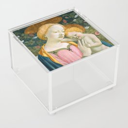Madonna and Child by Domenico Veneziano, 15th Century Acrylic Box