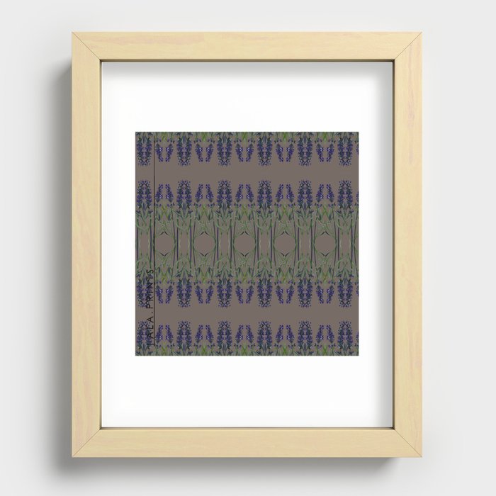 Lavender Fields Recessed Framed Print