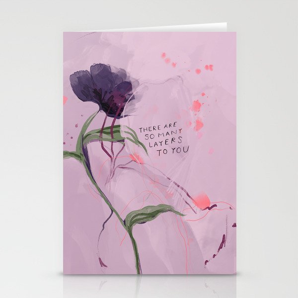 "There Are So Many Layers." Stationery Cards