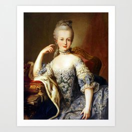  Marie Antoinette - 1767 Art Print