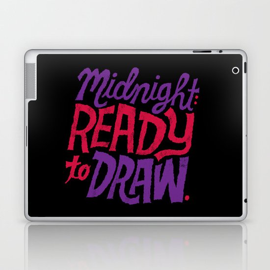 Midnight: Ready to Draw Laptop & iPad Skin