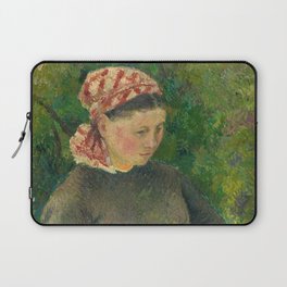 Peasant Woman, 1880 by Camille Pissarro Laptop Sleeve