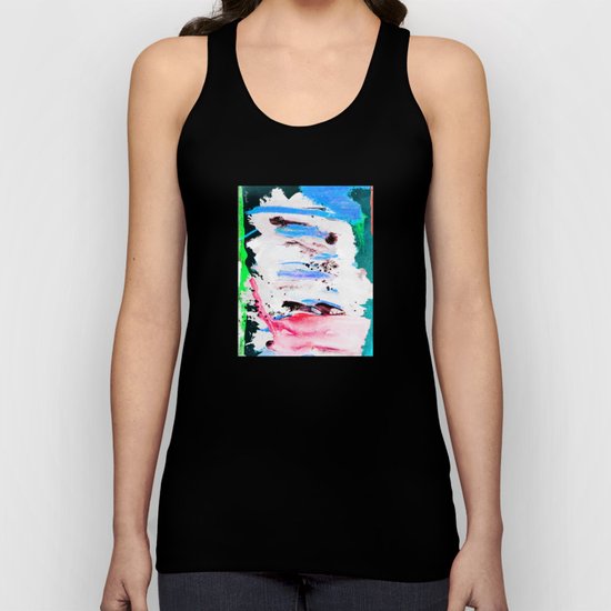 Secret Message Mess Unisex Tank Top