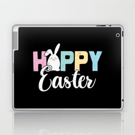 Happy easter 2022 cute easter bunny easter egg fun Laptop Skin
