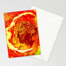 Lion Art Stationery Card
