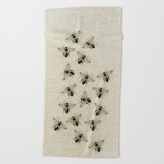 Coletivo "Abelhas" Beach Towel