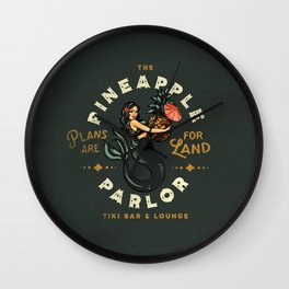 The Pineapple Parlor: Plans Are For Land Wall Clock