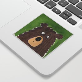 GREEN BEAR Sticker