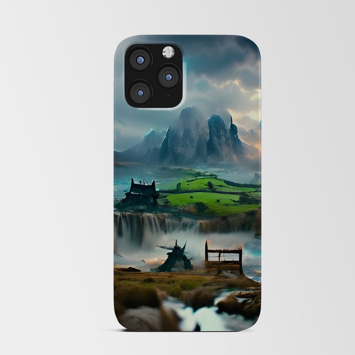 Fantasy landscape iPhone Card Case