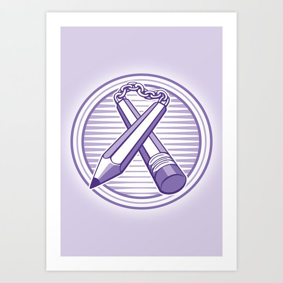 Doodle Weapon Art Print