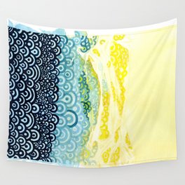 Seigaiha Series - Embrace Wall Tapestry