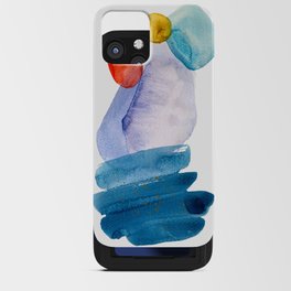 Watercolor nordic abstract iPhone Card Case