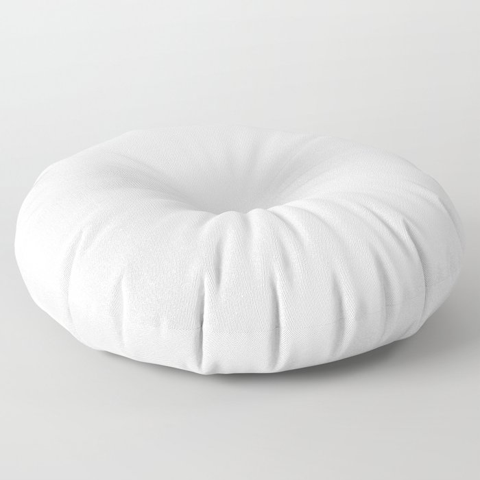 Classic White - Pure And Simple Floor Pillow