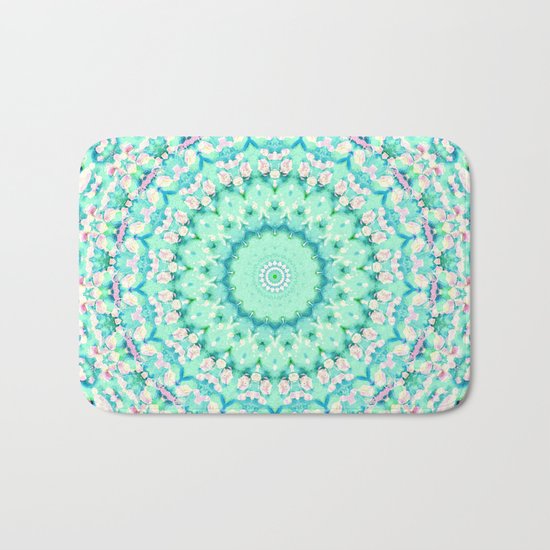 ARABESQUE SPRING MINT Bath Mat