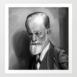 Sigmund Freud Art Print