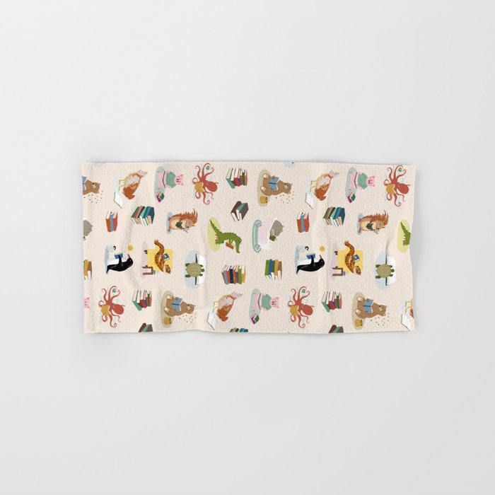 Animal Readers Hand & Bath Towel