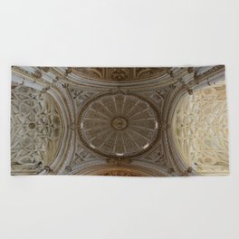 Spain Photography - Beautiful Ceiling Of A Mosque In Córdoba Beach Towel