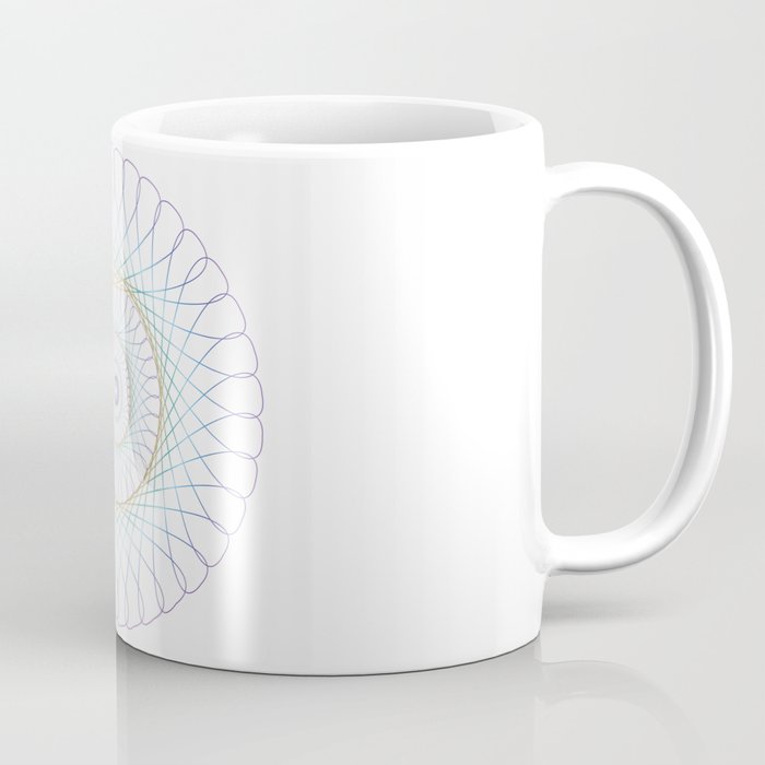 Iridescent Spirograph Pattern I Coffee Mug