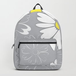 Eilin's Daisy Flower 4 Backpack | Creation, Daisy Flower, Nature, Decor, Blossom, Spring, Pattern, Leafs, Flower, Daisy 