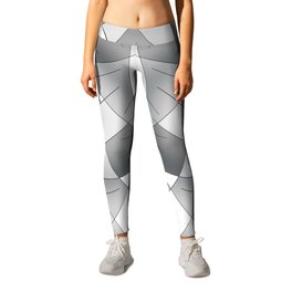 ABSTRACT LINES #1 (Grays & Beiges) Leggings | Black Gray White, Digital, Black and White, Black Gray, Gray And White, Gray Beige, Graphic Design, Graywhite, Black, Gray 