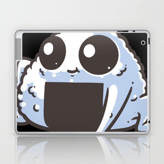 Cute Wrestler Sushi Illustration Laptop & iPad Skin