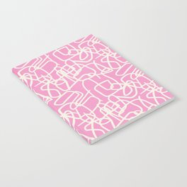 Ribbons Pink Notebook