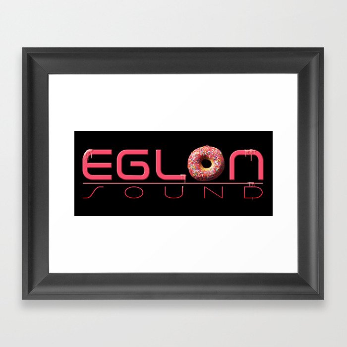 Eglon Sound Logo (Doughnut Edition) Framed Art Print