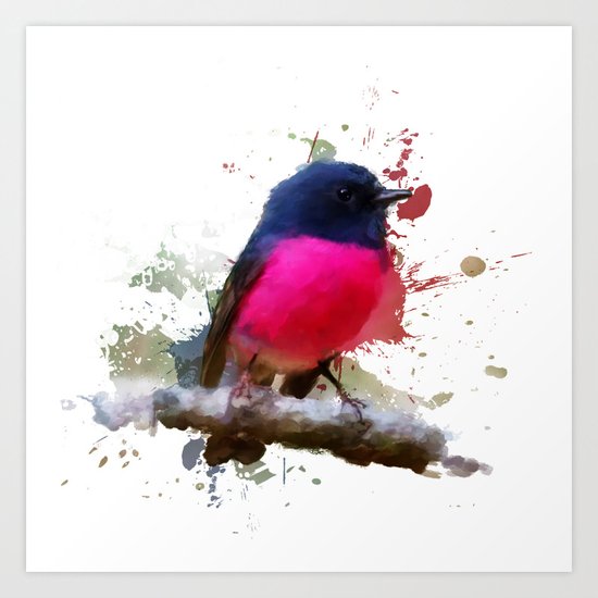 Paradise bird Art Print