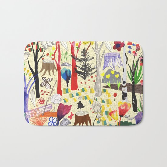 Magical Wood Bath Mat