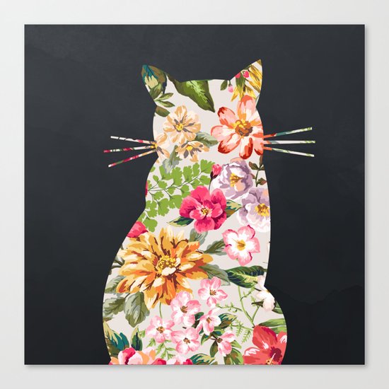 Tropicat Canvas Print