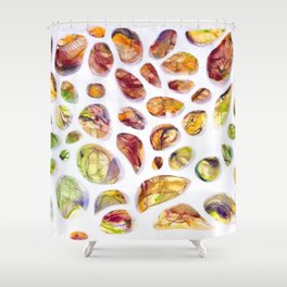 'No clear view 21' Shower Curtain