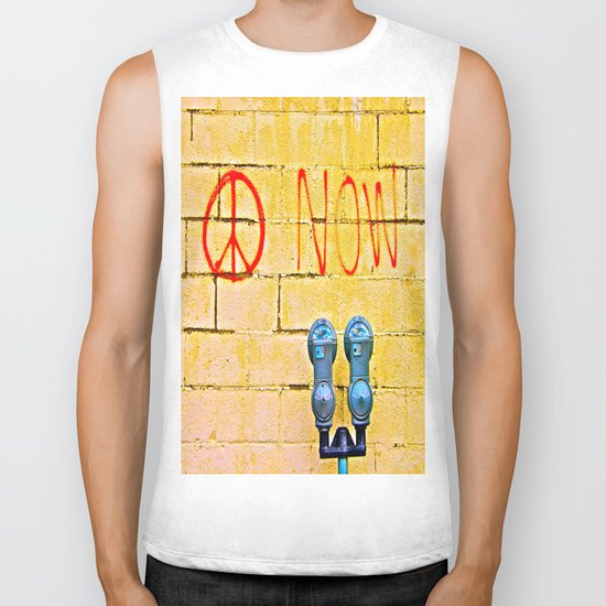 Peace Now! Biker Tank