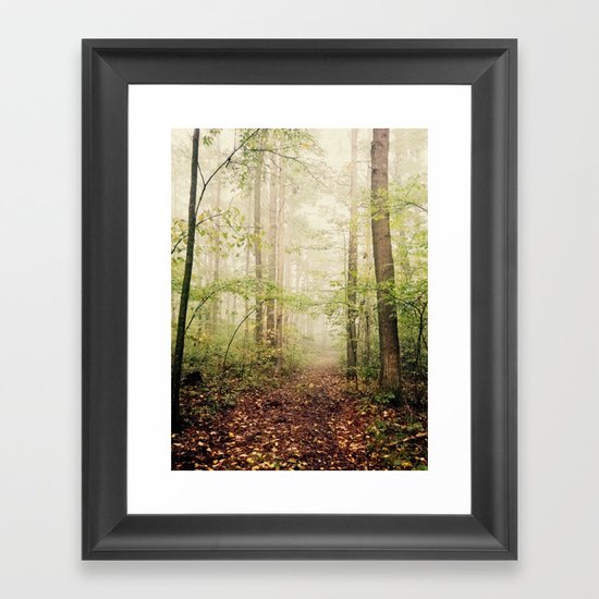 Get Lost Framed Art Print