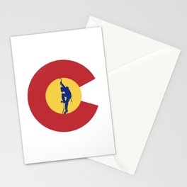 Colorado Ice Climbing Stationery Card