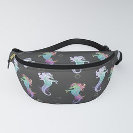 Neon Sea Horse Fanny Pack