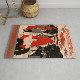 1920 Soviet Union Workers Rug