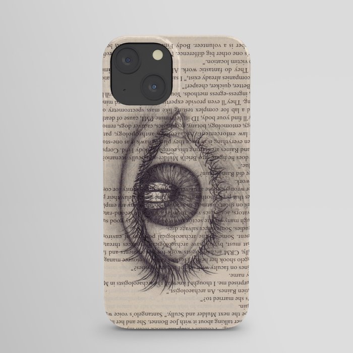 Eye in a Book iPhone Case