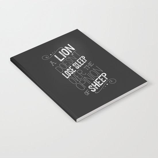 Lion Notebook