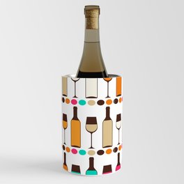 bottles of wine Retro color Wine Chiller