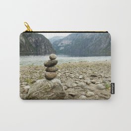 meditation stones in Norway  | nature photo | fine art photo print | travel photography Carry-All Pouch