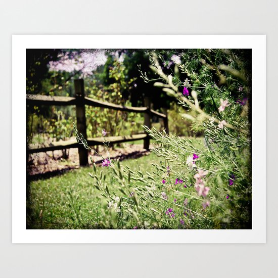 A Bend in the Road Art Print