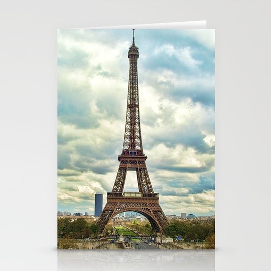 Dramatic Eiffel Stationery Cards