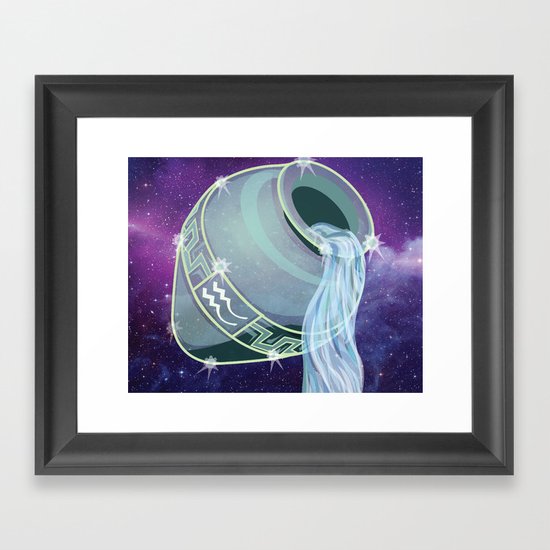 Aquarius Framed Art Print