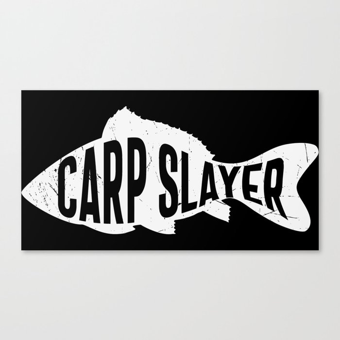 Carp Slayer Fishing Canvas Print