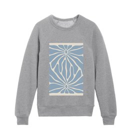 Simple Cut Out Flowers Matisse Style Kids Crewneck