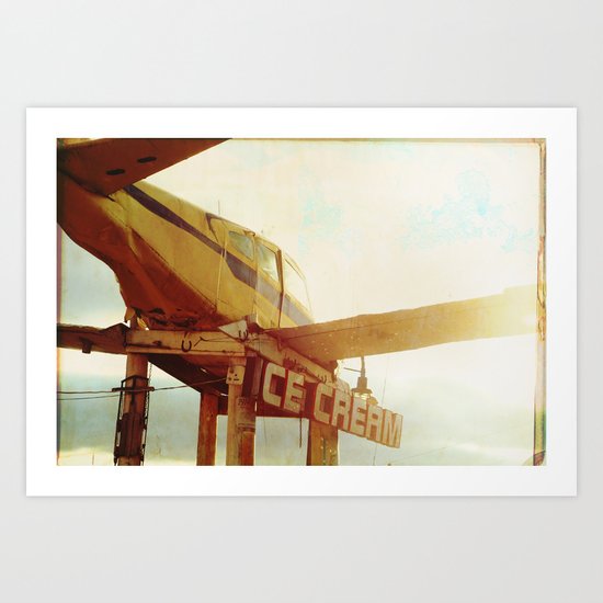 ice cream Art Print